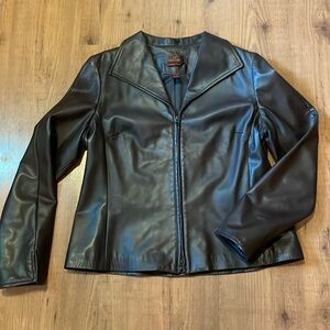 Danier Black Leather Jacket